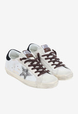 Superstar Distressed Leather Low-Top Sneakers