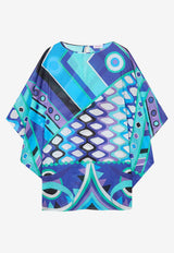 Vivara Print Mini Kaftan Dress