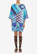 Vivara Print Mini Kaftan Dress