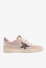 Ballstar Vintage Suede and Leather Sneakers