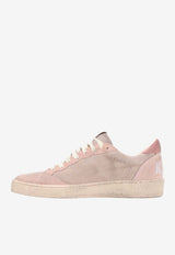 Ballstar Vintage Suede and Leather Sneakers