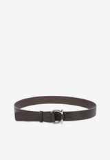 Ferragamo Gancini Leather Belt Brown 0791042_07060f61-26d3-4c92-af0c-1ea846ee3c82