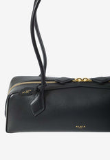 Alaïa Medium Le Teckel Elongated Shoulder Bag Black AA1S06033I061--999