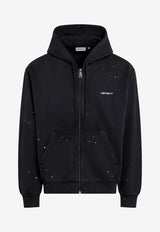 Carhartt Wip Painter Zip-Up Hooded Sweatshirt Black I036913CO/T_CARH-89EJ