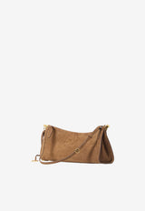 Alaïa Medium Le Click East-West Shoulder Bag Brown AA1S01430CA214--731