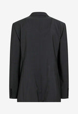 Valentino Single-Breasted Wool Blazer Gray 9V3CEK4025S/T_VALE-4H2