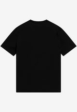 Valentino VLogo Crewneck T-shirt Black 9V3MG10VBMM/T_VALE-0NO