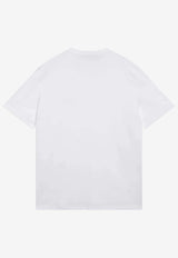Valentino VLogo Crewneck T-shirt White 9V3MG10VBMM/T_VALE-0BO