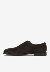 Ferragamo Suede Leather Oxford Shoes Brown 0794891_3aa88196-9843-49db-a8dc-b988b5a30c45