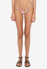 Orchidee Print Bikini Briefs