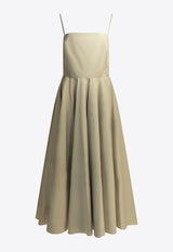Givenchy A-line Sleeveless Midi Dress Beige BW22VQ1642250_a7383c1d-66a6-4314-a789-d7e3f93e02e8