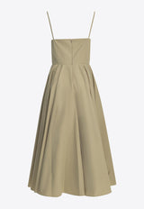 Givenchy A-line Sleeveless Midi Dress Beige BW22VQ1642250_a7383c1d-66a6-4314-a789-d7e3f93e02e8