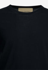 Valentino VLogo Crewneck Sweater Blue 9V3KC38PBH9598_89fa7569-fb38-42e3-b35e-370baf4b4956