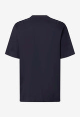Fendi Logo Boompop Print T-shirt Blue FY0936AW0X/S_FENDI-F0QG0