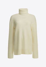 Toteme Cashmere Knit Turtleneck Sweater Cream 252-WRT0474-YA0016-116ECRU_5b96939f-f7f1-4dac-987a-cf987f305e81
