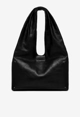Maison Margiela Medium Leather Box Shoulder Bag Black SB2WD0103P8982_T8013