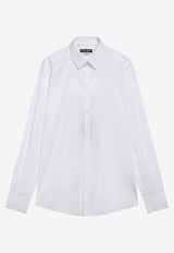 Dolce & Gabbana Long-Sleeved Poplin Shirt White G5EJ0TGK322/T_DOLCE-W0800