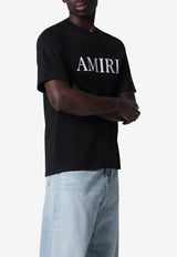Amiri Logo Print Crewneck T-Shirt Black AMJYTE1073CO/T_AMIRI-001
