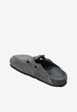 Birkenstock Boston Suede Clogs Gray 1031489SUE/S_BIRKE-CH