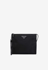 Triangle Logo Pouch Bag