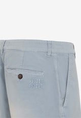 Flared-Leg Pants with Embroidered-Logo