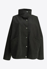 Toteme Summer Parachute Windbreaker Jacket Black 253-WRO0222-FB0427-001BLACK_2618c865-775e-40d8-be3d-66700ec9847e