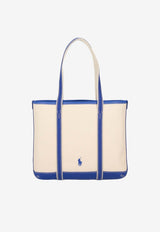 Ralph Lauren Small Polo Bear Canvas Tote Bag Multicolor 428P05484001_400