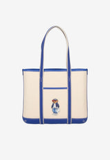 Ralph Lauren Small Polo Bear Canvas Tote Bag Multicolor 428P05484001_400