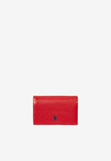 Ralph Lauren Polo Play Leather Cardholder Red 427949873007_600