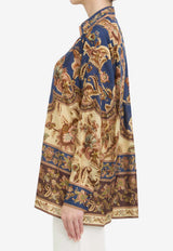 Zimmermann Aster Paisley Print Silk Shirt Multicolor 8278TSS261--NJCO