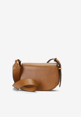 Ralph Lauren Mini Polo ID Saddle Leather Crossbody Camel 428891391002_270