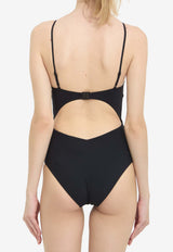 Zimmermann Roselight Diamond One-Piece Swimsuit Black 7364WSS264--BLK