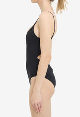 Zimmermann Roselight Diamond One-Piece Swimsuit Black 7364WSS264--BLK