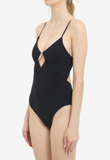 Zimmermann Roselight Diamond One-Piece Swimsuit Black 7364WSS264--BLK
