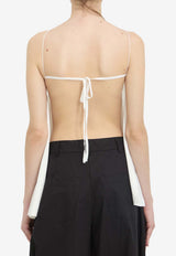 Jacquemus Voile Strappy Top White ETOW00903A-K00303-100