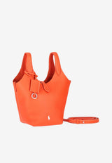 Ralph Lauren Small Polo Play Leather Tote Bag Orange 428944657016_800
