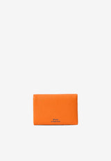 Ralph Lauren Polo Play Leather Cardholder Orange 427949873001_800