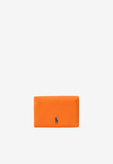 Ralph Lauren Polo Play Leather Cardholder Orange 427949873001_800