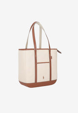 Ralph Lauren Medium Canvas Tote Bag Beige 428968158001_999