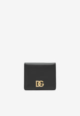 Dolce & Gabbana DG Logo Leather Wallet Black BI3339A3P00/T_DOLCE-80999