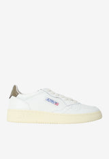 Autry Medalist Low-Top Leather Sneakers White AULM-LL-28
