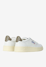 Autry Medalist Low-Top Leather Sneakers White AULM-LL-28