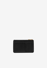 Dolce & Gabbana DG Logo Leather Zip Cardholder Black BI1261A3P00/T_DOLCE-80999