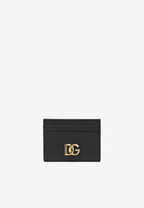 Dolce & Gabbana DG Logo Leather Cardholder Black BI0330A3P00/T_DOLCE-80999