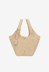 Ralph Lauren Medium Play Suede Tote Bag Beige 428972996006_101