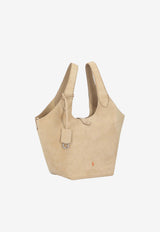 Ralph Lauren Medium Play Suede Tote Bag Beige 428972996006_101