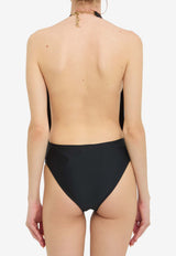 Saint Laurent Bare Back One-Piece Swimsuit Black 859623-Y37WN-1000