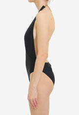 Saint Laurent Bare Back One-Piece Swimsuit Black 859623-Y37WN-1000