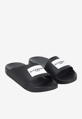 Brand Label Beach Slides