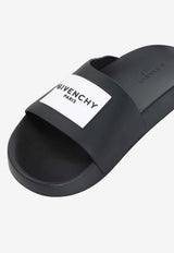 Brand Label Beach Slides